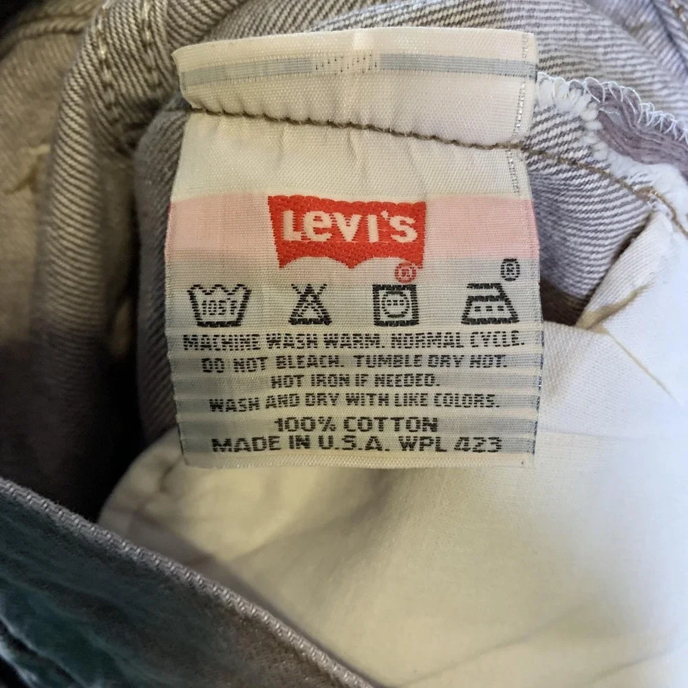 Vintage Levis 501 Jeans Mens 29x30 Brown Mauve Straight Made In‎ USA 90s NEW